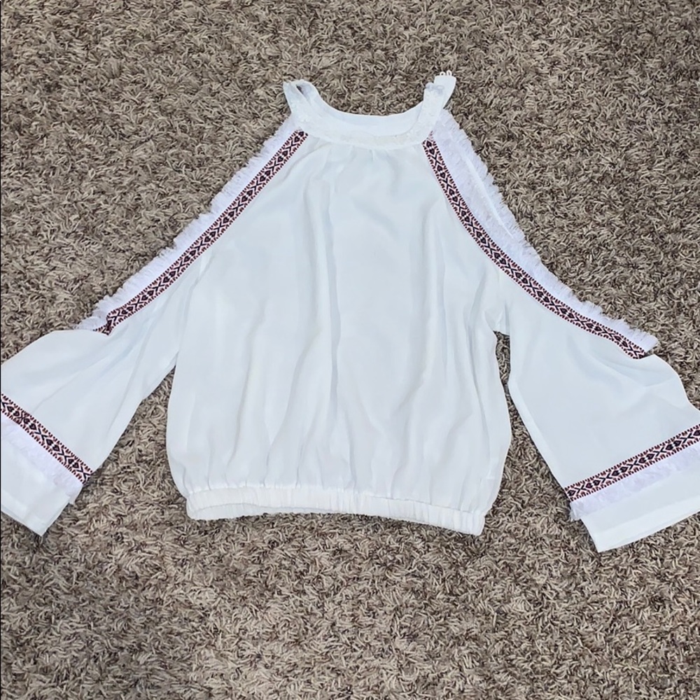 Cold shoulder blouse